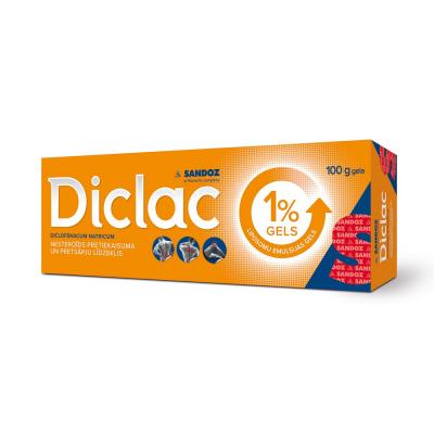 DICLAC 1% gels 100 g