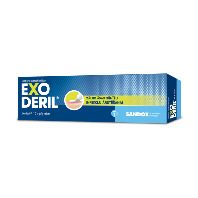 EXODERIL 10mg/g krēms 30 g 
