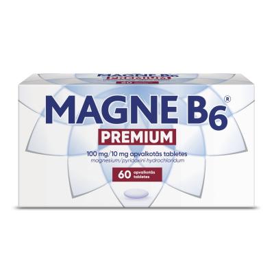 MAGNE B6 Premium (Magnijs) 100mg/10 mg apvalkotās tabletes N60