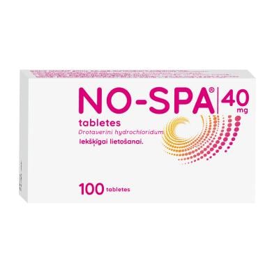 NO-SPA 40 mg  tabletes N100