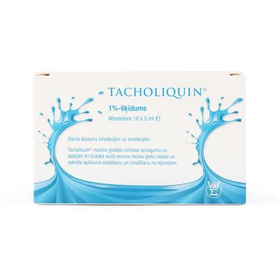 TACHOLIQUIN 1% šķīdums, monodeva, 10x5 ml 