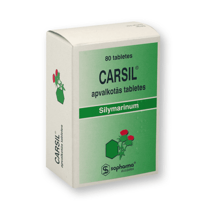 Carsil 22,5mg apvalkotās tabletes N80