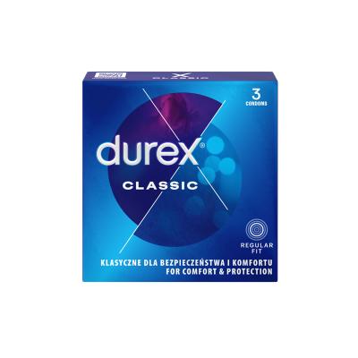 DUREX Classic prezervatīvi N3