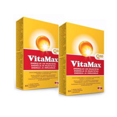 VITAMAX Q10 kapsulas N30 1+1komplekts