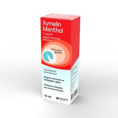 Xymelin Menthol 1 mg/ml deguna aerosols, šķīdums, 10ml N1