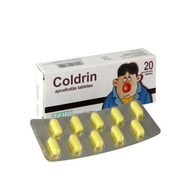 Coldrin apvalkotas tabletes N20