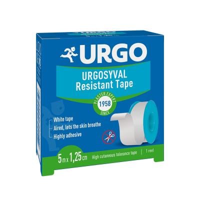 URGO Syval lentveida plāksteris 1,25cm x 5m 