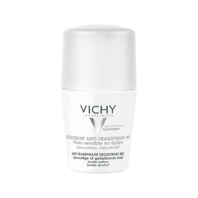 VICHY Dezodorants-rullītis ar 48h iedarbību ļoti jutīgai ādai, 50 ml
