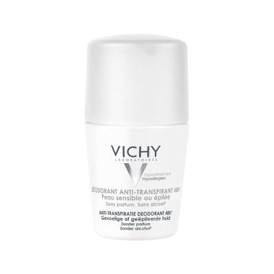 VICHY Dezodorants-rullītis ar 48h iedarbību ļoti jutīgai ādai, 50 ml