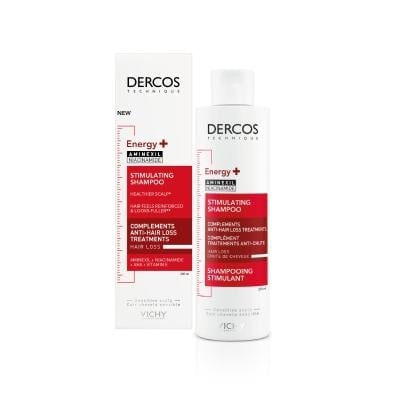 VICHY Dercos Energy+ stimulējošs šampūns pret matu izkrišanu 200 ml