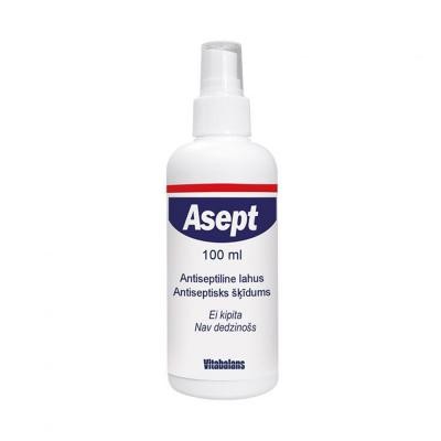 ASEPT antiseptisks šķīdums aerosols 100 ml  