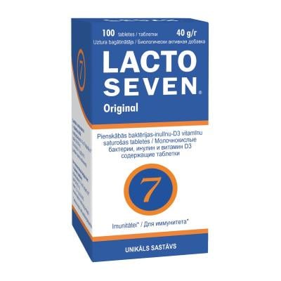 LACTOSEVEN tabletes N100