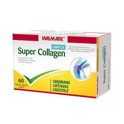WALMARK SUPER COLLAGEN COMPLEX košļājamās tabletes N60