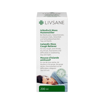 LIVSANE Islandes ķērpja klepus sīrups 200 ml