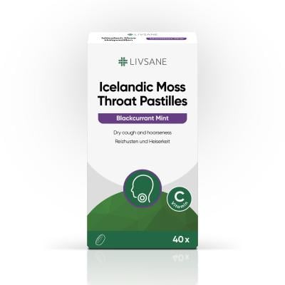 LIVSANE Islandic Moss tabletes N40
