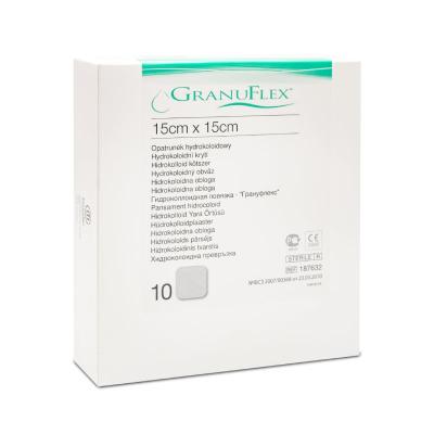 GRANUFLEX hidrokoloīdu pārsējs 15x15cm N10