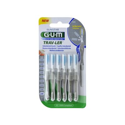 GUM Trav-ler starpzobu birste 2.0mm N6
