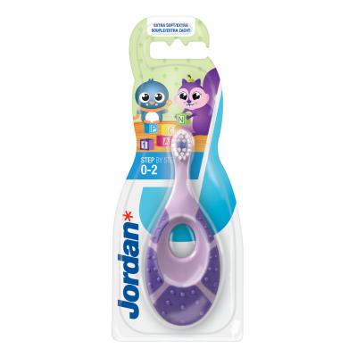 JORDAN Step 0-2 gadi īpaši mīksta zīdaiņu zobu birste-graužamais N1
