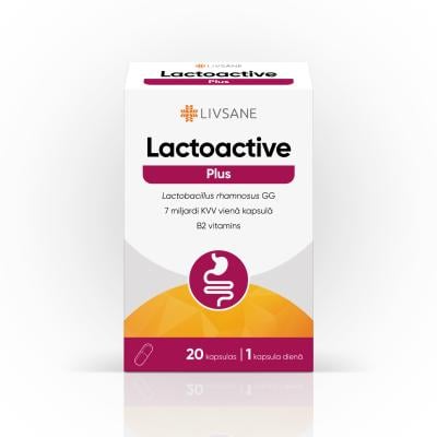 LIVSANE Lactoactive Plus kapsulas N20