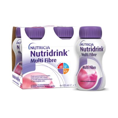 NUTRIDRINK Multi Fibre ar zemeņu garšu 125ml N4