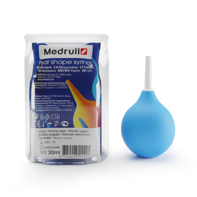 MEDRULL Klizmas balons, ciets uzgalis, izmērs N1, 30 ml