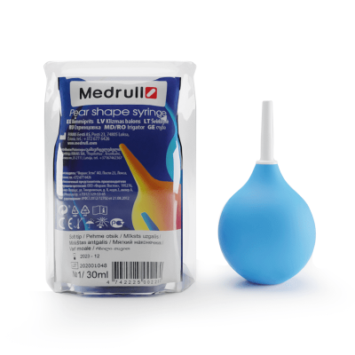 MEDRULL Klizmas balons, ciets uzgalis, izmērs N1, 30 ml