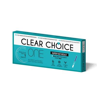 Tests grūtniecības noteikšanai Clear Choice One N1 strip 