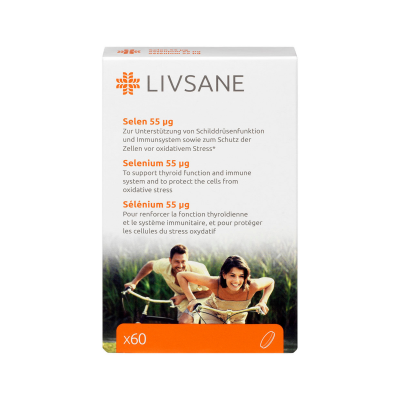 LIVSANE Selēns 55 µg tabletes N60
