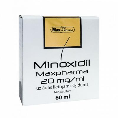 MINOXIDIL Maxpharma 20mg/ml sķīdums 60ml  