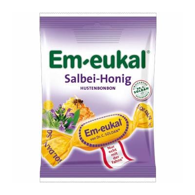 DR.SOLDAN Em-Eukal Salvijas-Medus ar C vit. karameles 75g