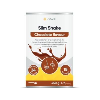 LIVSANE Slim Shake ar šokolādes garšu 450 g