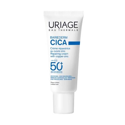 URIAGE Bariederm Cica SPF50+ krēms ar Cu-Zn 40 ml