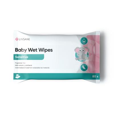 LIVSANE mitrās salvetes bērniem N80