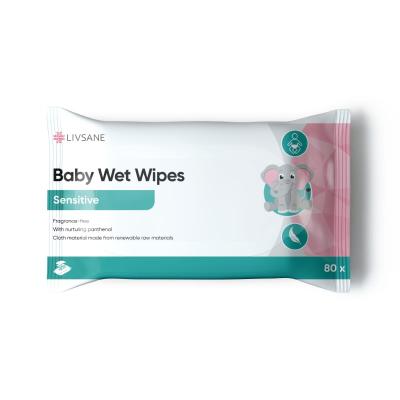 LIVSANE mitrās salvetes bērniem N80