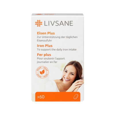 LIVSANE Iron plus tabletes N60
