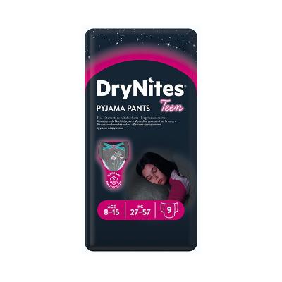 HUGGIES Dry Nites meitenēm 8-15 gadi N9