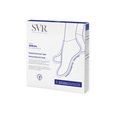 SVR Xerial Peel skābes pīlinga pēdu maska 1 pāris