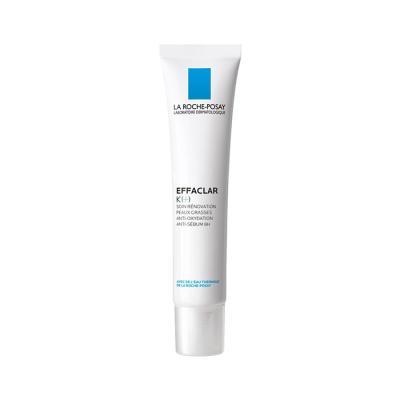 LA ROCHE-POSAY Effaclar K+ taukainai, kombinētai ādai, melnos komedonus mazinošs krēms 40 ml