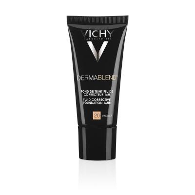 VICHY DERMABLEND koriģējošs tonālais fluīds Nr. 20 (Vanilla), 30 ml