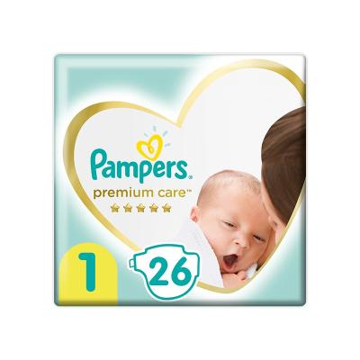 PAMPERS Premium Care autiņbiksītes S1 (2-5kg) N26