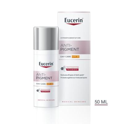 Eucerin Anti-Pigment sejas krēms ar SPF 30  pigmentācijas plankumu mazināšanai, 50 ml