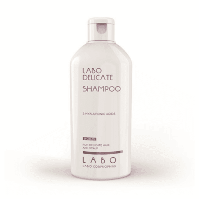 LABO DELICATE Speciāls šampūns jutīgiem matiem un galvas ādai. Sievietēm 200 ml