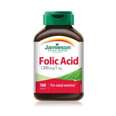 JAMIESON Folskābe 1mg tabletes N100