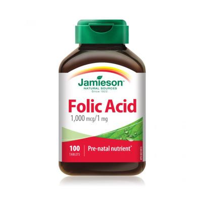 JAMIESON Folskābe 1mg tabletes N100