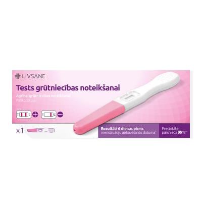 LIVSANE Early grūtniecības tests N1 