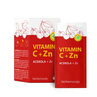 BIOFARMACIJA Vitamin C+Zn pulveris N14