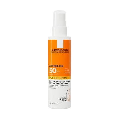 LA ROCHE-POSAY Anthelios Invisible Spray SPF50+ izsmidzināms saules aizsarglīdzeklis ķermenim, un sejai 200 ml