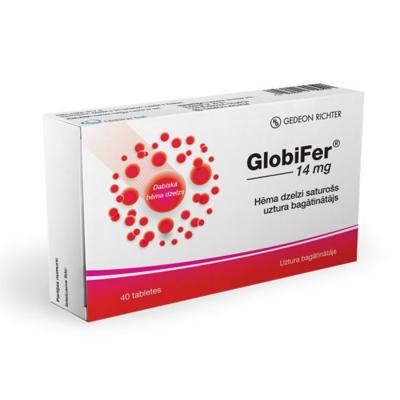 GLOBIFER tabletes 14 mg N40