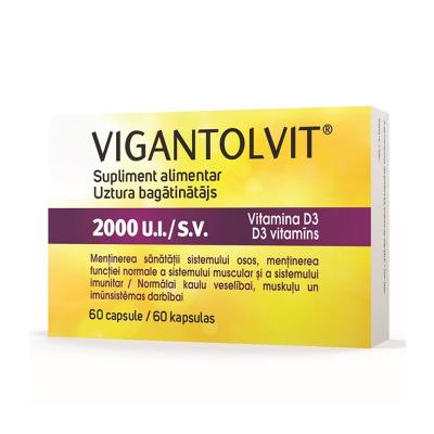 VIGANTOLVIT 2000IU kapsulas N60