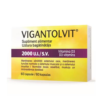 VIGANTOLVIT 2000IU kapsulas N60